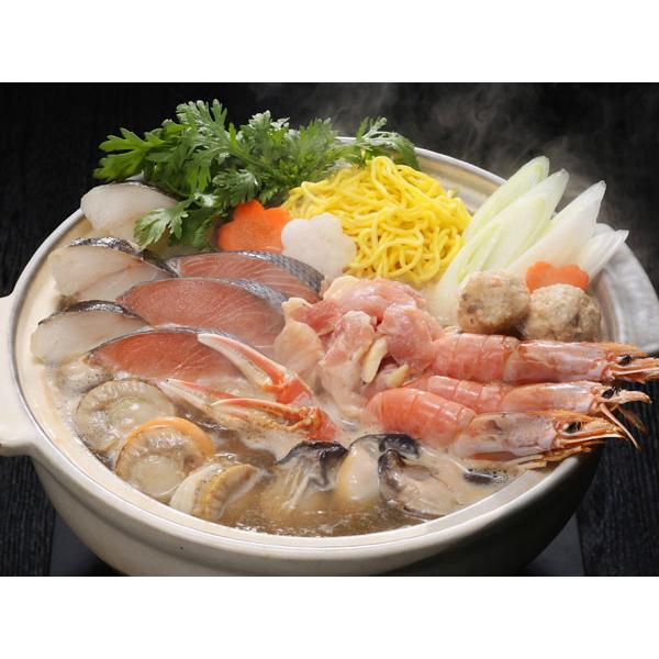 海鮮寄せ鍋セット（3人前）期間限定：11月〜3月 : 旬をお取り寄せ