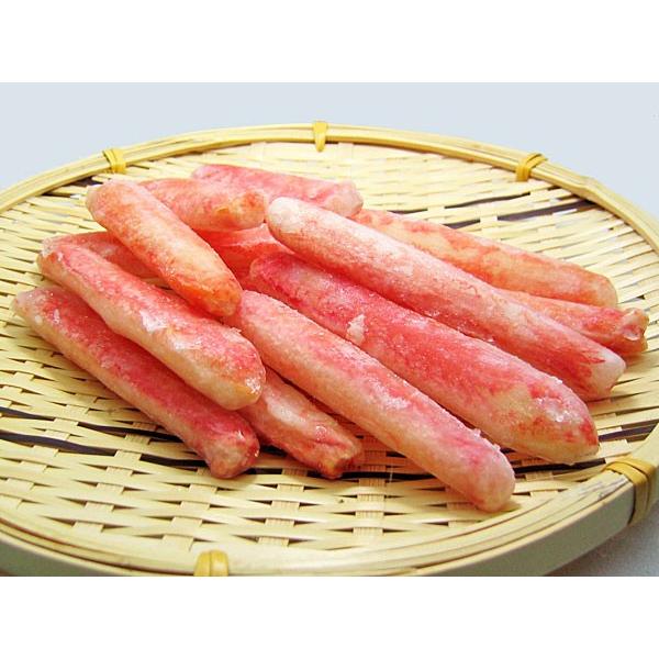 ズワイガニ足ボイルむき身（冷凍 30本) 250g ×1個 : 旬をお取り寄せ