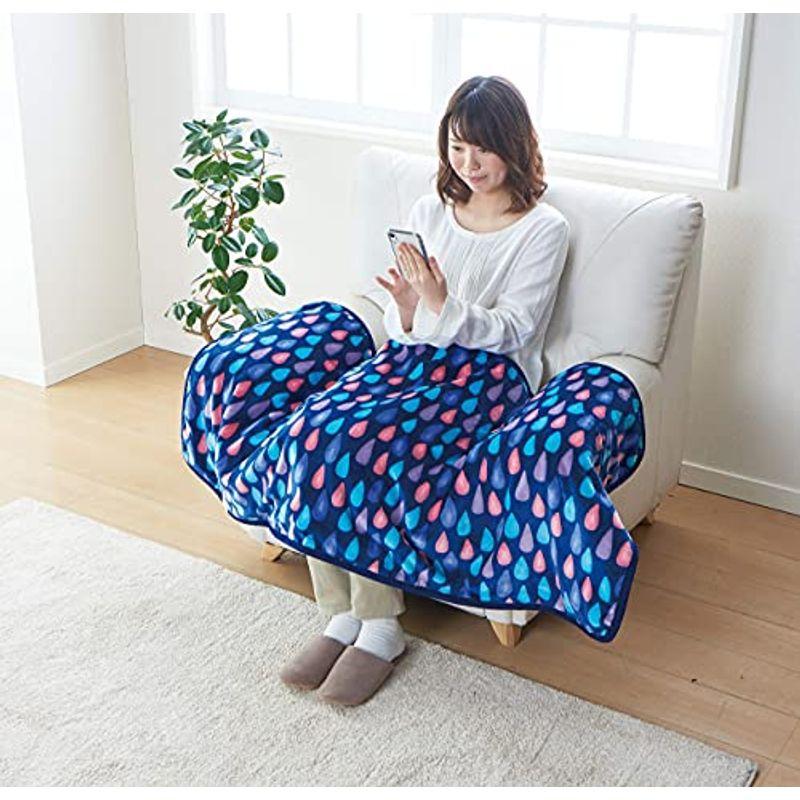 Sugibo(スギボー) 北欧テイストデザインのお洒落な Hot Blanket ホットブランケット SB20B12(MB) ミッドナイトブ