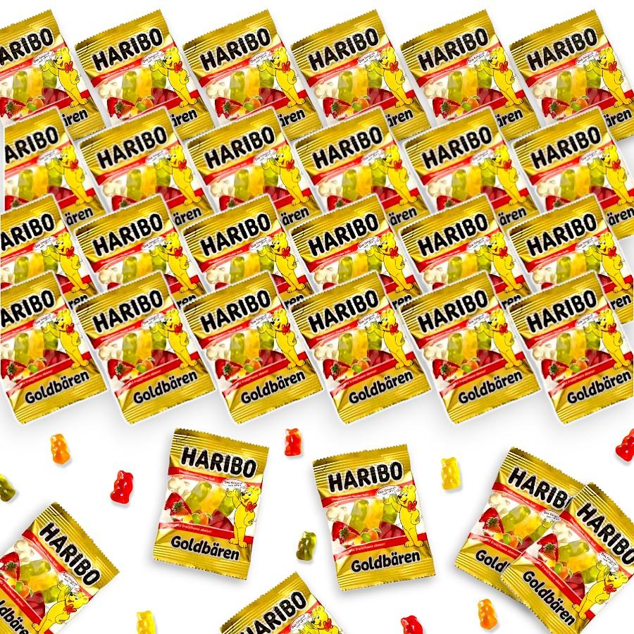 ハリボー ミニゴールドベア 50袋入り 小分け 人気 個包装 シェアパック ギフト プレゼント お菓子 詰め合わせ（Yahoo!・敷島マーケット）