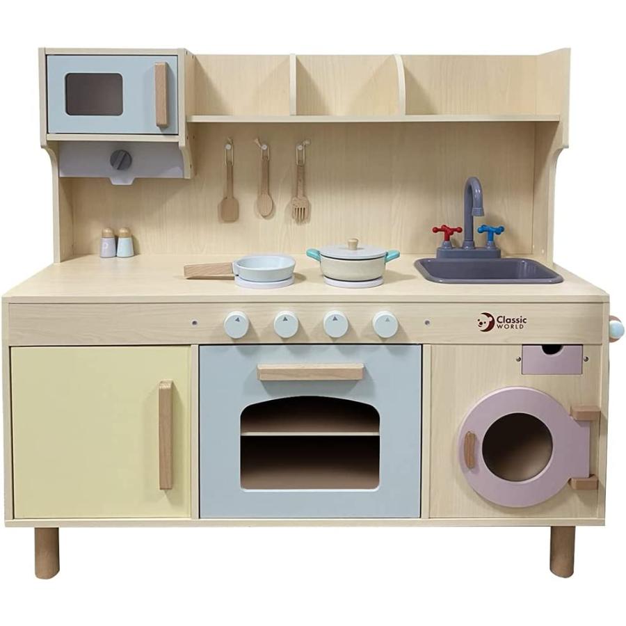 おままごと キッチン デラックスキッチン/ゴージャスキッチン 木製  