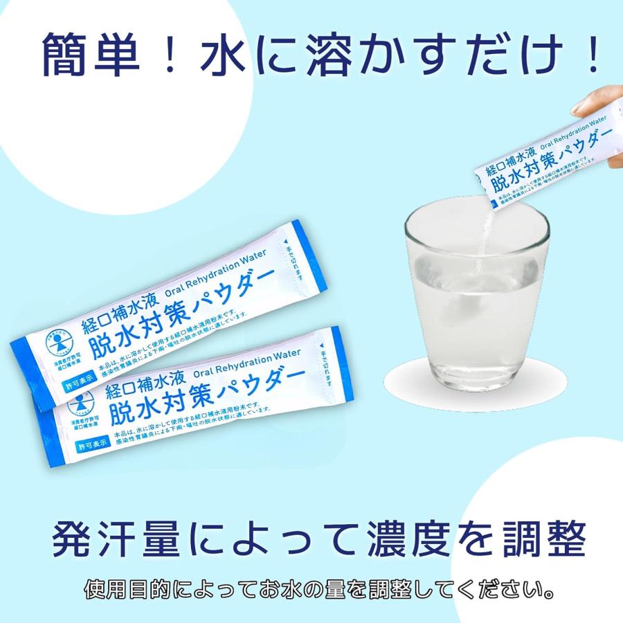 五洲薬品 経口補水パウダー 60包 スティックタイプ 粉末 個包装 熱中症