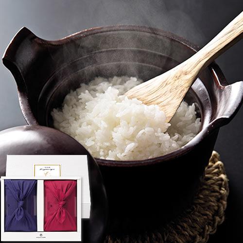 贈答品 食品 お米ギフト 食べ比べ 2000円 お礼の品 出産内祝い 風呂敷包みギフト TSUTSUMI 瑞穂の恵みＡ(A656) | 