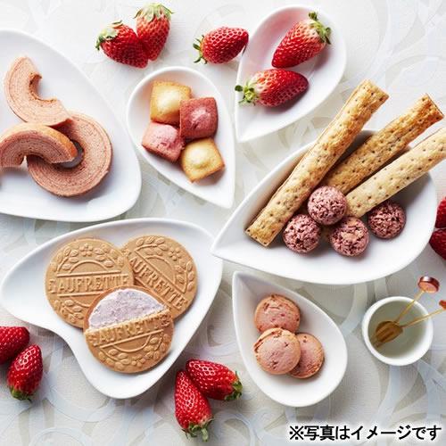 お礼の品 お菓子 2000円 手土産 おしゃれ 個包装 菓子折り 職場 お礼 あまおう苺バウムクーヘン＆プチガトー ギフトボックス(24A16-03)｜sikitari｜03