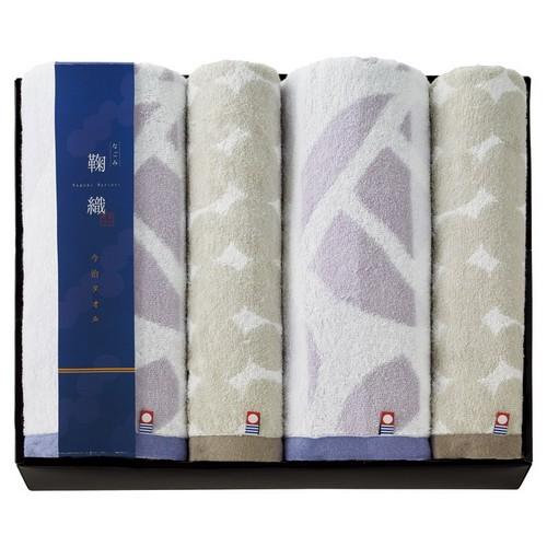 結婚内祝い 新築内祝い お礼の品 今治 なごみ鞠織 バスタオル2P\u0026フェイスタオル2P(L1022067)の画像