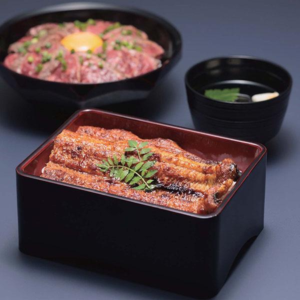 丼重 うな重 日本製 溜内朱 隅丸 食洗機対応 割れない 食器 和食器