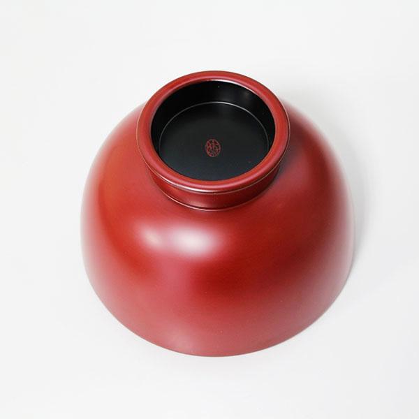 雑煮椀 合鹿椀 お椀 汁椀 木製 日本製 古代朱 畠中作 600ml 越前漆器
