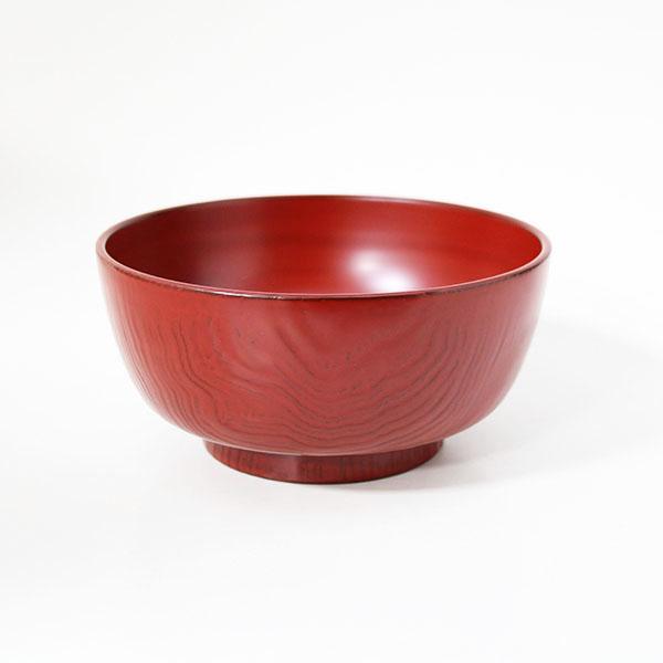 麺鉢 どんぶり 和食器 木製 日本製 漆塗り 越前漆器 丼麺鉢 栗 古代朱