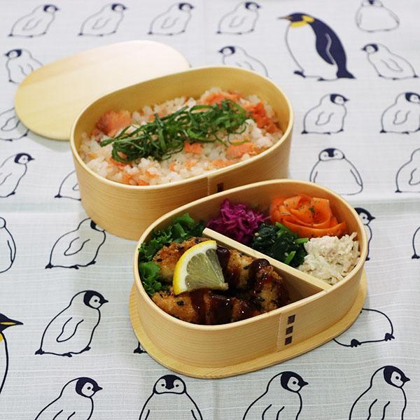 ランチクロス 風呂敷 小風呂敷 お弁当包み ふろしき ペンギン ぺんぎん