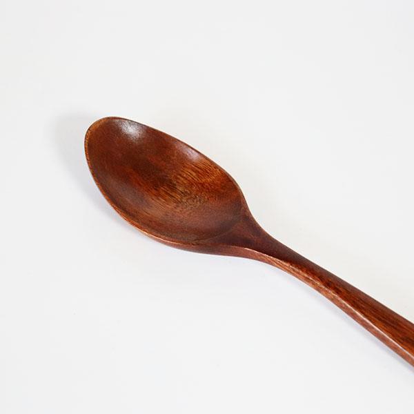 木製 スプーン 食洗機対応 5本 セット カレースプーン 漆塗り 18.5cm