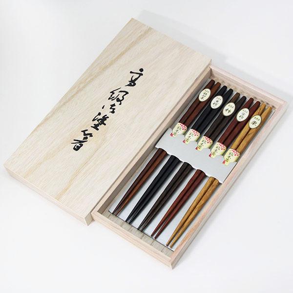 箸 5膳セット 木製 銘木 箸セット 木箱 お箸 セット 栗 黒檀 箸 5膳セット 木製 銘木 箸セット 木箱 お箸 セット 栗 黒檀