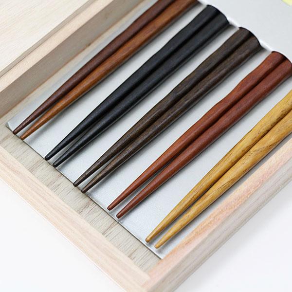 箸 5膳セット 木製 銘木 箸セット 木箱 お箸 セット 栗 黒檀 箸 5膳セット 木製 銘木 箸セット 木箱 お箸 セット 栗 黒檀