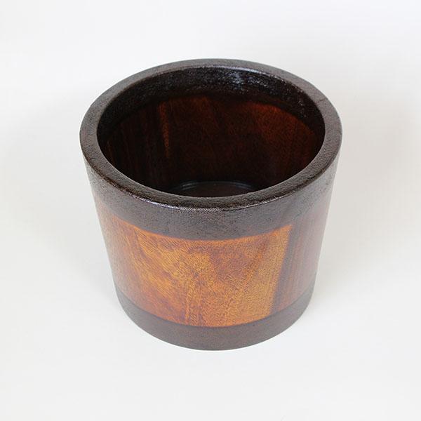 木製 ワインクーラー 酒ボックス 冷酒 クーラー 17cm うるし桶 木桶 和