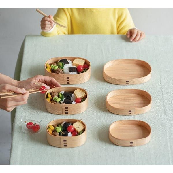 曲げわっぱ 曲げわっぱ弁当箱 日本製 親子弁当 大 400ml 大館工芸社
