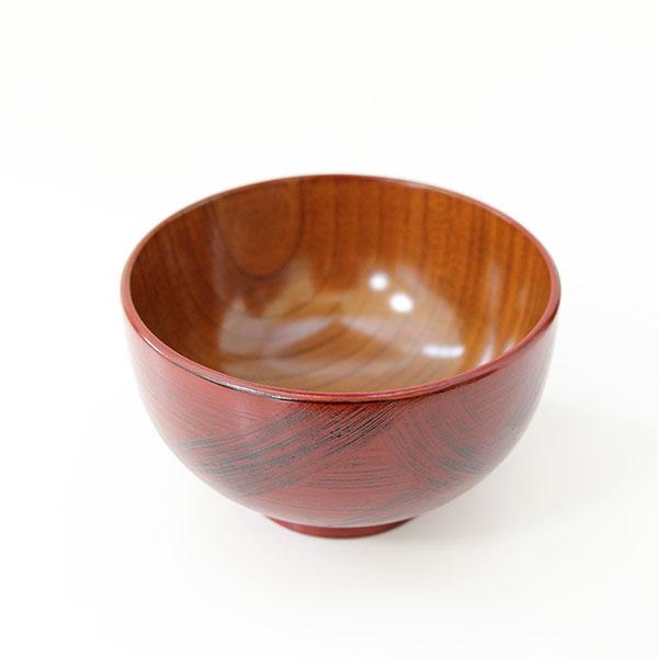 お椀 汁椀 木製 叩きさび 根来塗り 漆器 漆塗り 340ml お碗 味噌汁