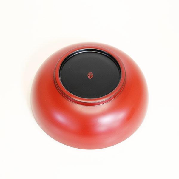 スープ皿 丼 カレー皿 古代朱 畠中作 越前漆器 越前塗 和食器 木製 漆