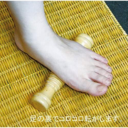 木製 足つぼ 足ツボ ころころ 棒 足裏マッサージ 健康グッズ