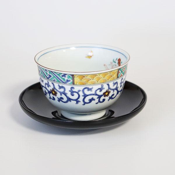 茶托 日本製 だるま 溜塗り 5枚 茶たく コースター 茶受け 茶器