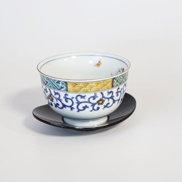 高級漆器高台付茶托 5客 【公式通販】