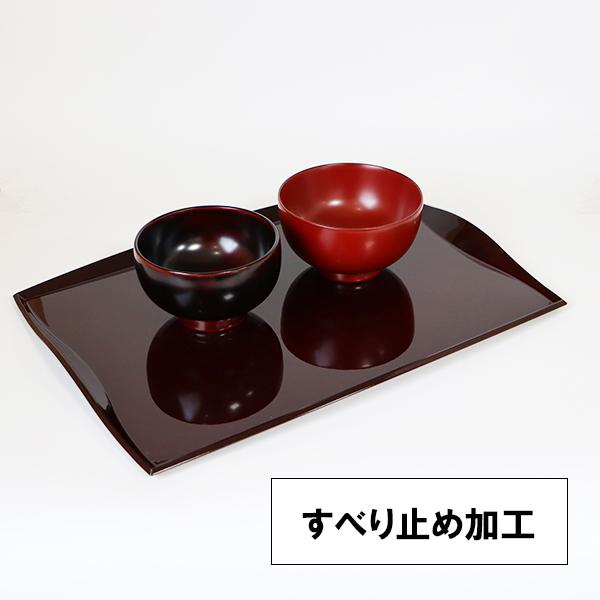 レア！　大きいサイズ　業務用　懐石膳　４２ｃｍ×３０ｃｍ　新品　赤黒両面　茶道具 大きいサイズ 業務用 懐石膳 42cm×30cm 赤黒両面 茶道具 御膳