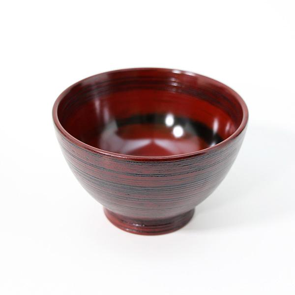 お椀 汁椀 木製 外さび 根来塗り 漆器 漆塗り 370ml お碗 味噌汁