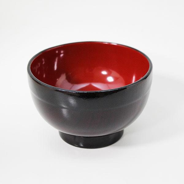 どんぶり 丼 食器 木製 漆塗り 布張り 木地呂内朱 高台 天然木 漆器