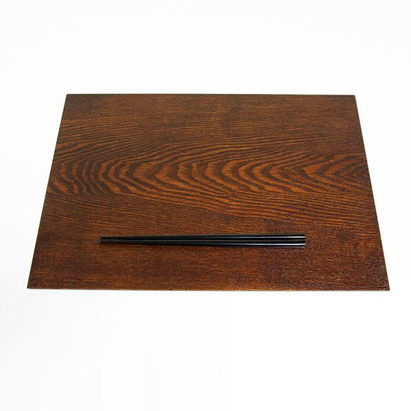 木製 ランチョンマット トレー トレイ 漆塗り 長角 39cm 漆器 お膳 板