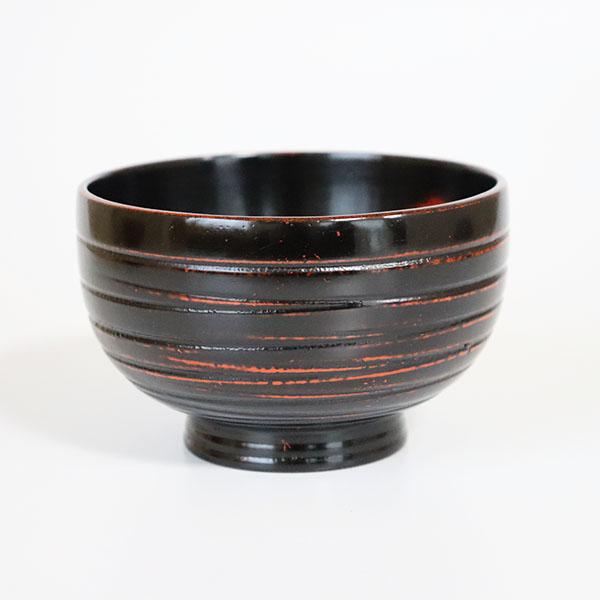 お椀 汁椀 木製 千筋 曙塗り 漆器 漆塗り 300ml お碗 味噌汁 スープ