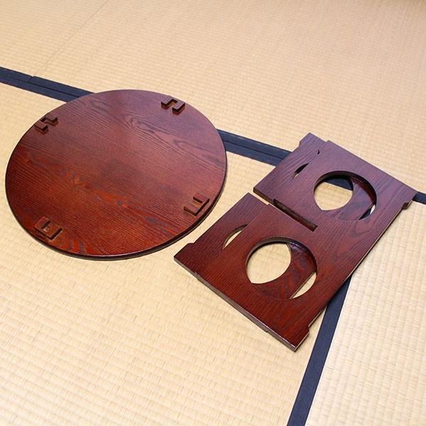 卓袱台 50cm 組み立て 木製 漆器 漆塗り ちゃぶ台 丸テーブル 座卓 :YMTY001:漆木屋 - 通販 - Yahoo!ショッピング