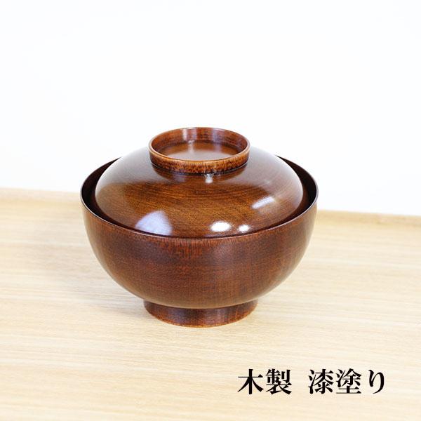 (新品)伝統工芸漆 会津塗 宝木 正月椀 鉄線 溜 蓋付雑煮椀 木箱入 5客 会津塗 沙泥 吸椀 10客セット 木箱入り 金彩 蒔絵 汁椀 漆器 和