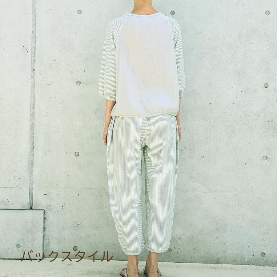 Narue（ナルエー） 【narueナルエー】コットンダブルガーゼストライプ