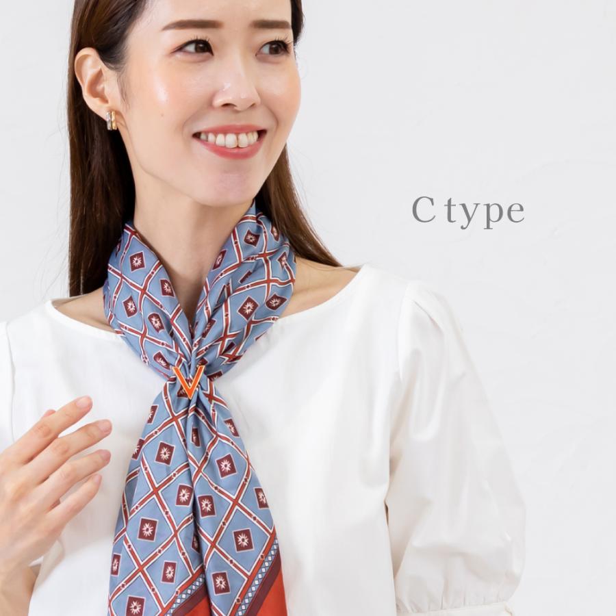 スカーフリング 送料無料 スカーフクリップ スカーフ留め スカーフ