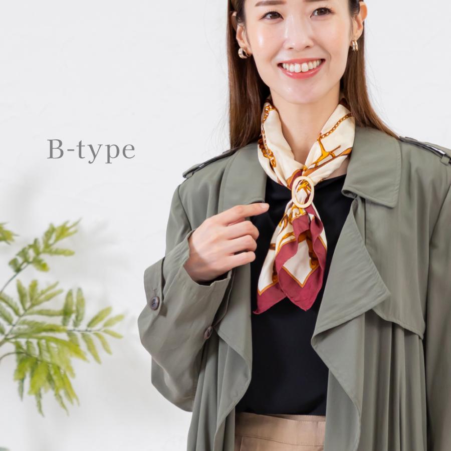 スカーフリング 送料無料 スカーフクリップ リバーシブル スカーフ留め