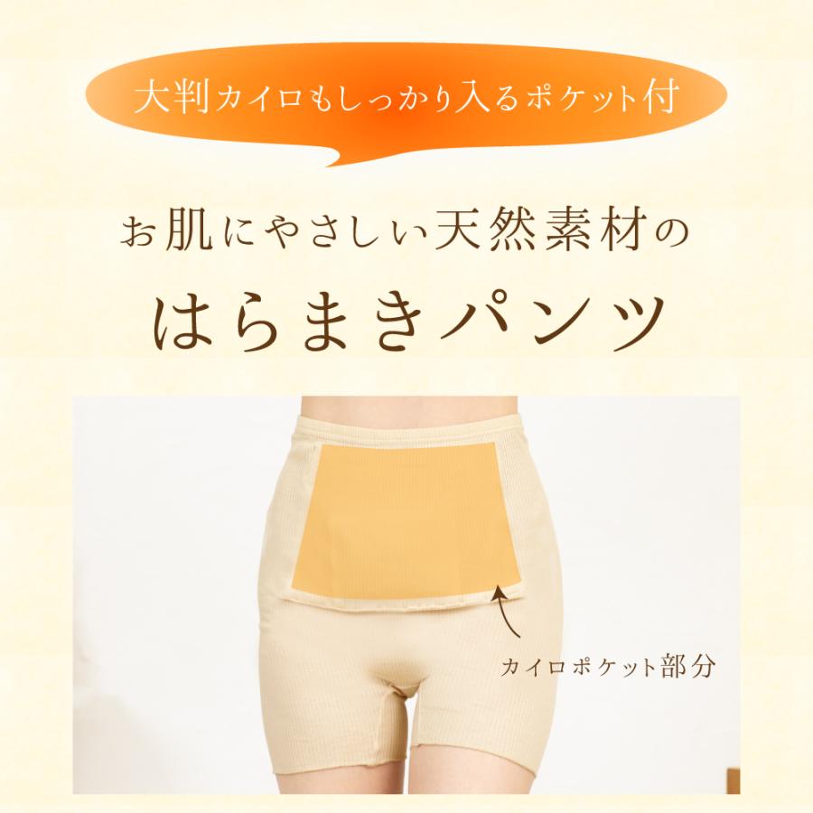 腹巻きパンツ カイロ ポケット 付き シルク コットン 綿 はらまき
