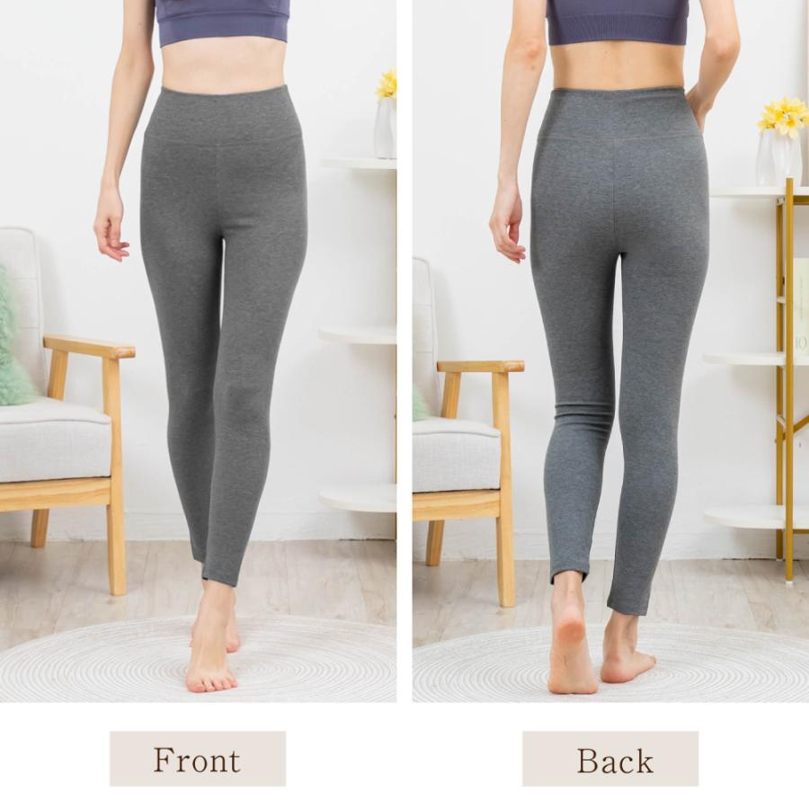 レギンス ハイライズ 送料無料 シルク ブレンド コットン タイツ