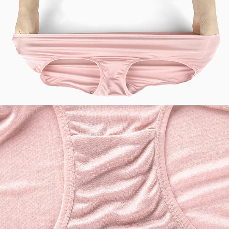ショーツ ハイライズ メール便送料無料 シルク S M L XL 8色 silk シルク100％ ショーツ レディース 絹 パンツ 下着 |  | 07