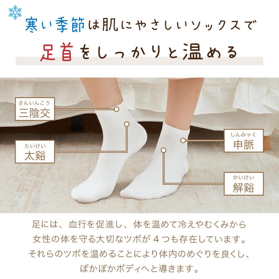 靴下 シルク ソックス 3足セット レディース 22-24cm メール便