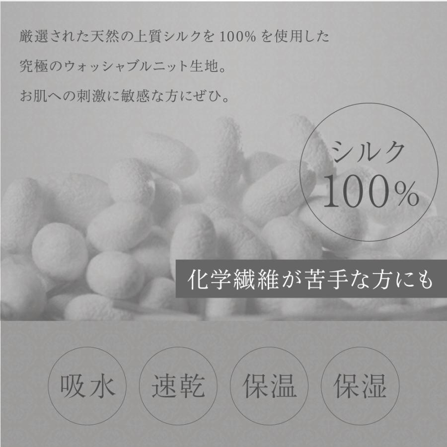 シルク タートルネック Tシャツ メール便 送料無料 ハイネック 5