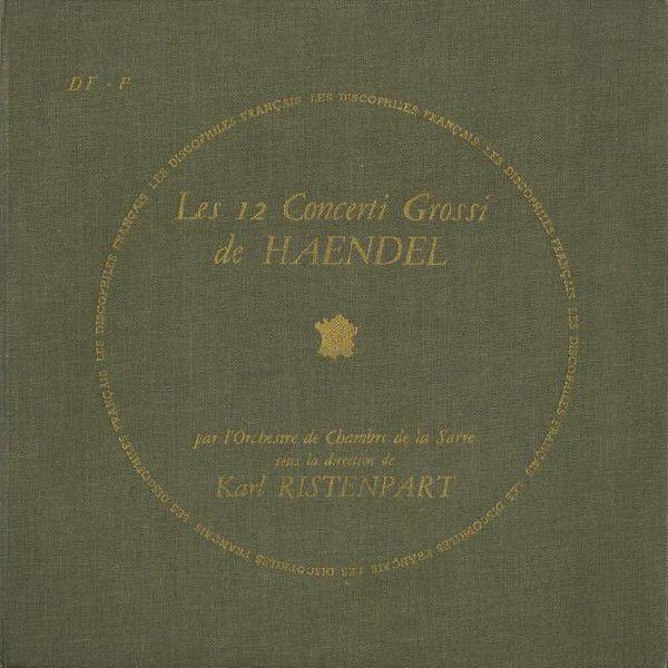 ＜中古LPレコード＞ヘンデル：合奏協奏曲Ｏｐ．６（全１２曲）｜silent-tone-record