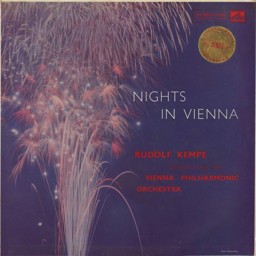 ＜中古クラシックLPレコード＞「ウィーンの夜」スッペ：序曲「ウィーンの朝、昼、晩」，他/Ｒ．ケンペ指揮ウィーンｐｏ．/英HMV：ASD 279｜silent-tone-record