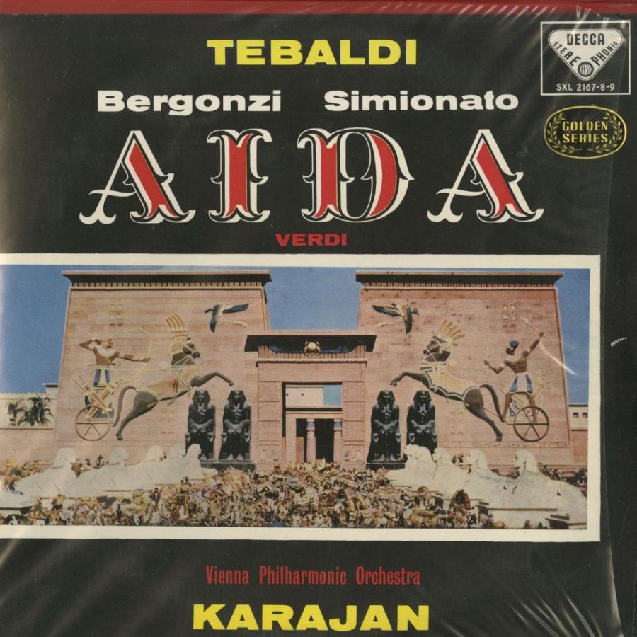 中古クラシックLPレコード＞ヴェルディ：アイーダ（全曲）/H．v 