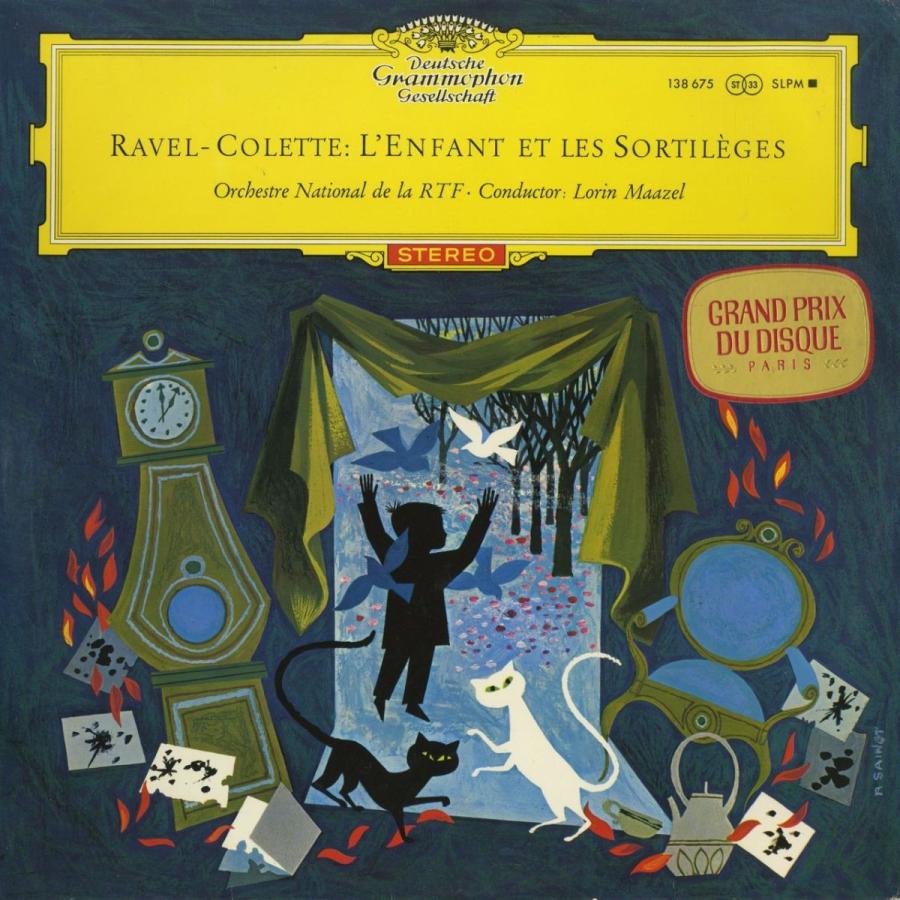 ＜中古クラシックLPレコード＞ラヴェル：子供と魔法/Ｌ．マゼール指揮フランス国立放送ｏ．/独DGG：138 675 SLPM
