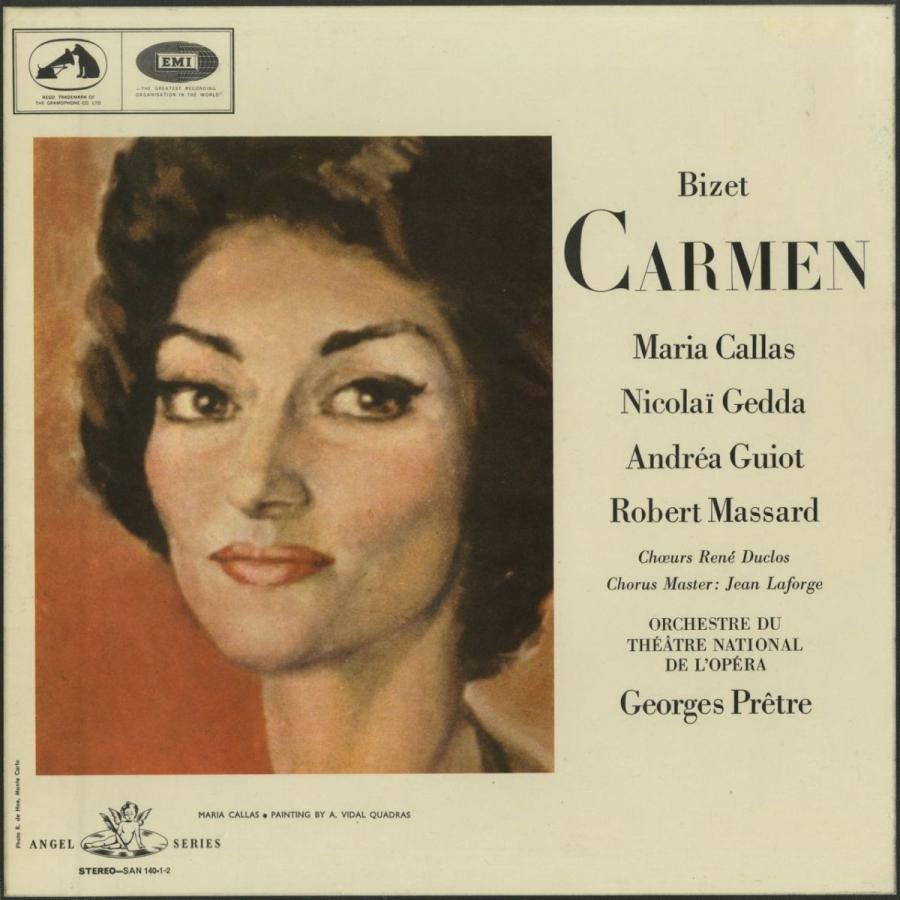 ＜中古クラシックLPレコード＞ビゼー：カルメン（全曲）/Ｇ．プレートル指揮フランス国立歌劇場ｏ．/英HMV：SAN 140-2