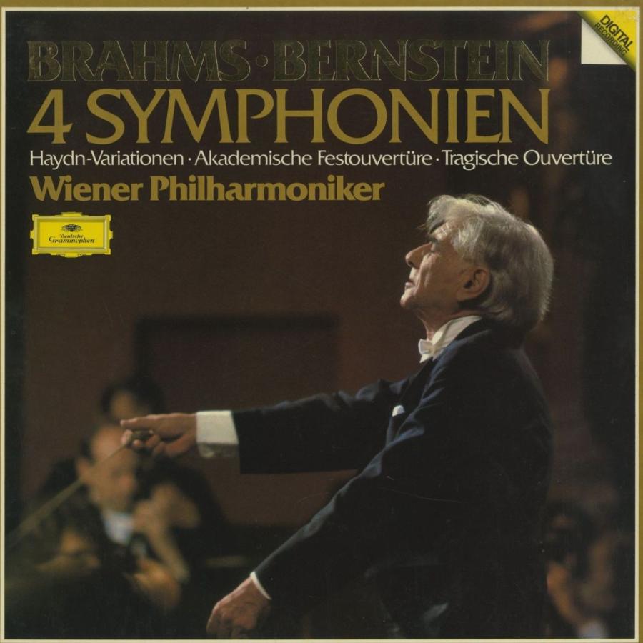 ＜中古クラシックLPレコード＞ブラームス：交響曲1〜4番，大学祝典序曲，他/Ｌ．バーンスタイン指揮ウィーンｐｏ．/独DGG：2741 023