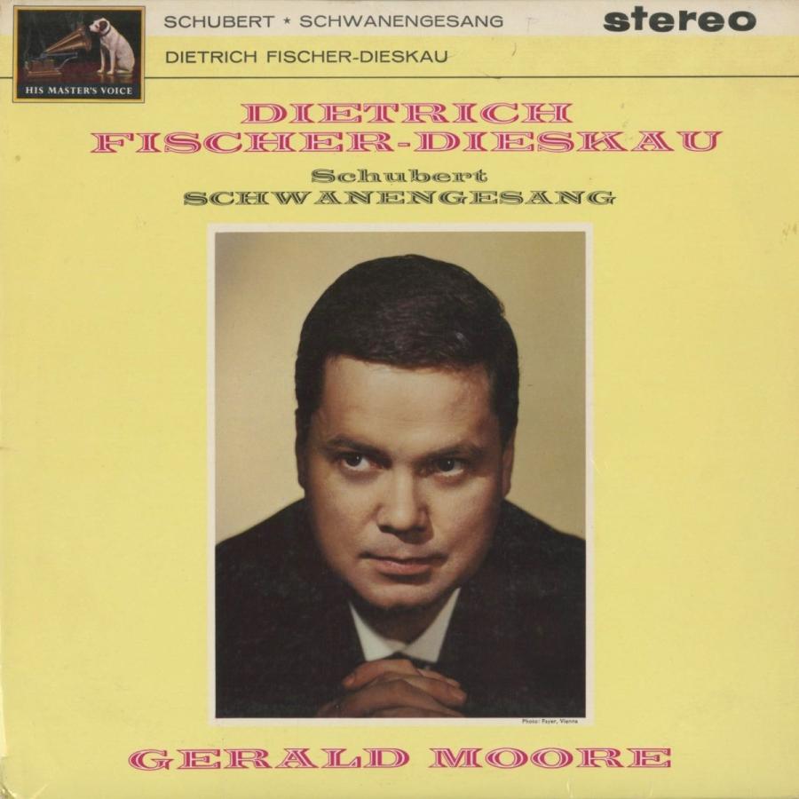 ＜中古クラシックLPレコード＞シューベルト：白鳥の歌/Ｄ.フィッシャーディースカウ（ｂｒ）Ｇ.ムーア（ｐ）/英HMV：ASD 544