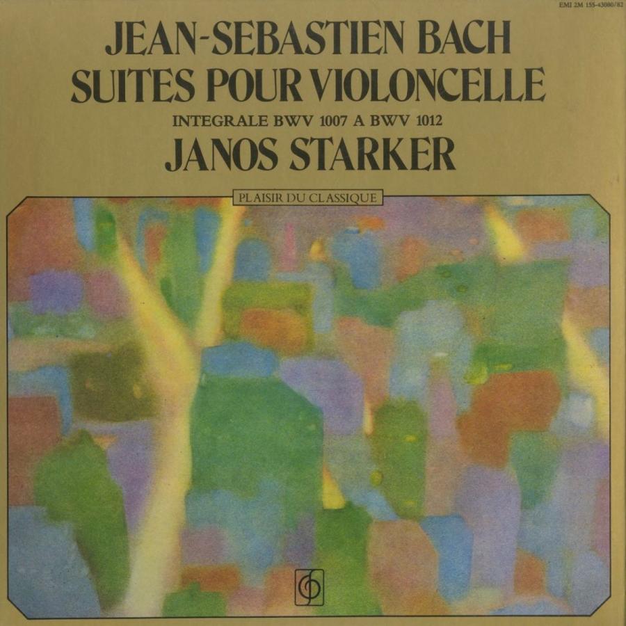 ＜中古クラシックLPレコード＞バッハ：無伴奏チェロ組曲（全6曲）/Ｊ.シュタルケル（ｖｃ）/仏PDC（VSM）：2M 155-43080-2