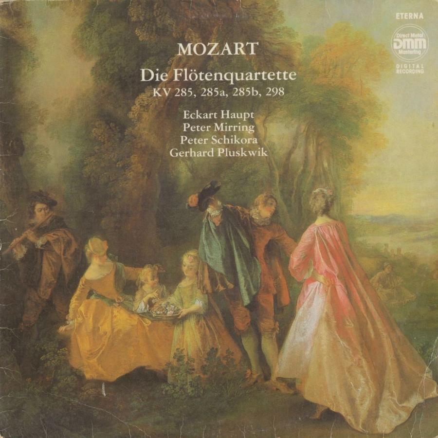 ＜中古クラシックLPレコード＞モーツァルト：フルート四重奏曲（全4曲）/Ｅ.ハウプト（ｆｌ）Ｐ.ミリング（ｖｎ）Ｐ.シコラ（ｖａ）Ｇ.プルスクヴィック（ｖｃ）