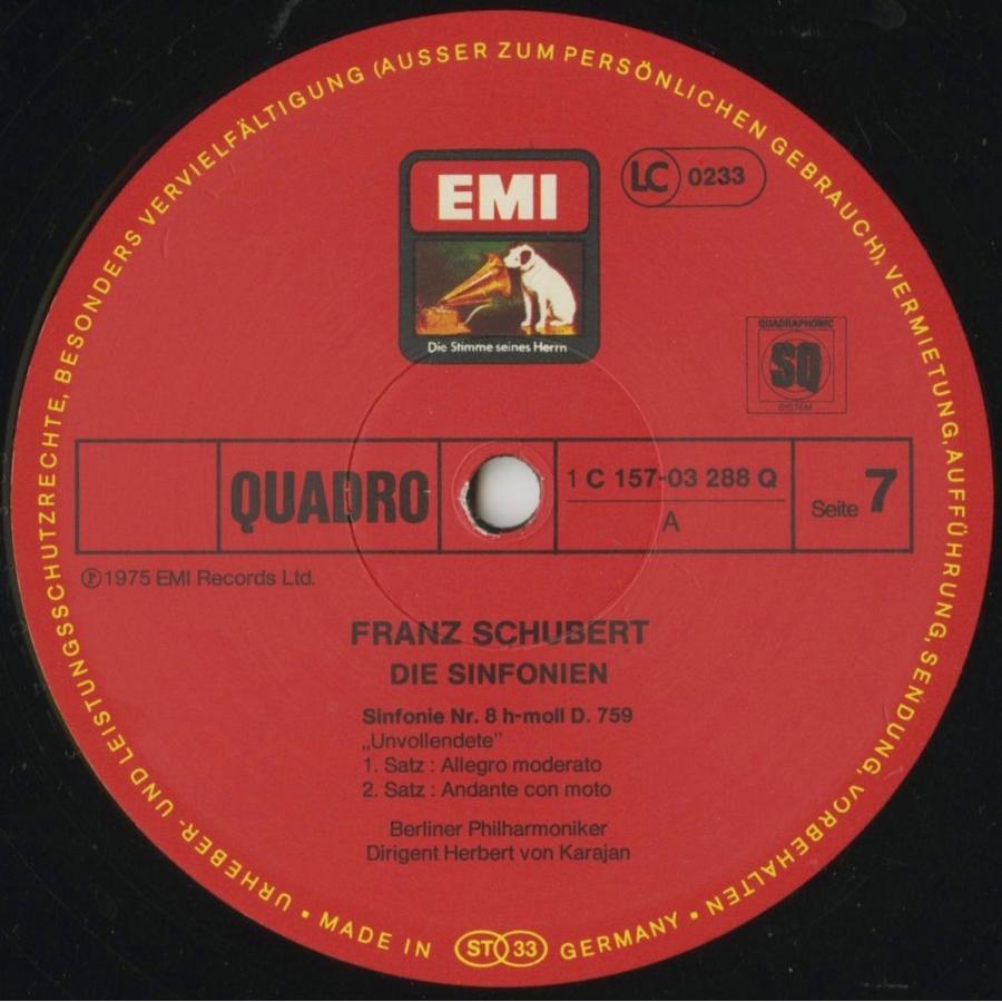 【国産】 ＜中古クラシックLPレコード＞シューベルト：交響曲1〜6，8，9番，ロザムンデ〜序曲，バレエ音楽/Ｈ.ｖ.カラヤン指揮ベルリンｐｏ. 【A2780311365】(16806円)