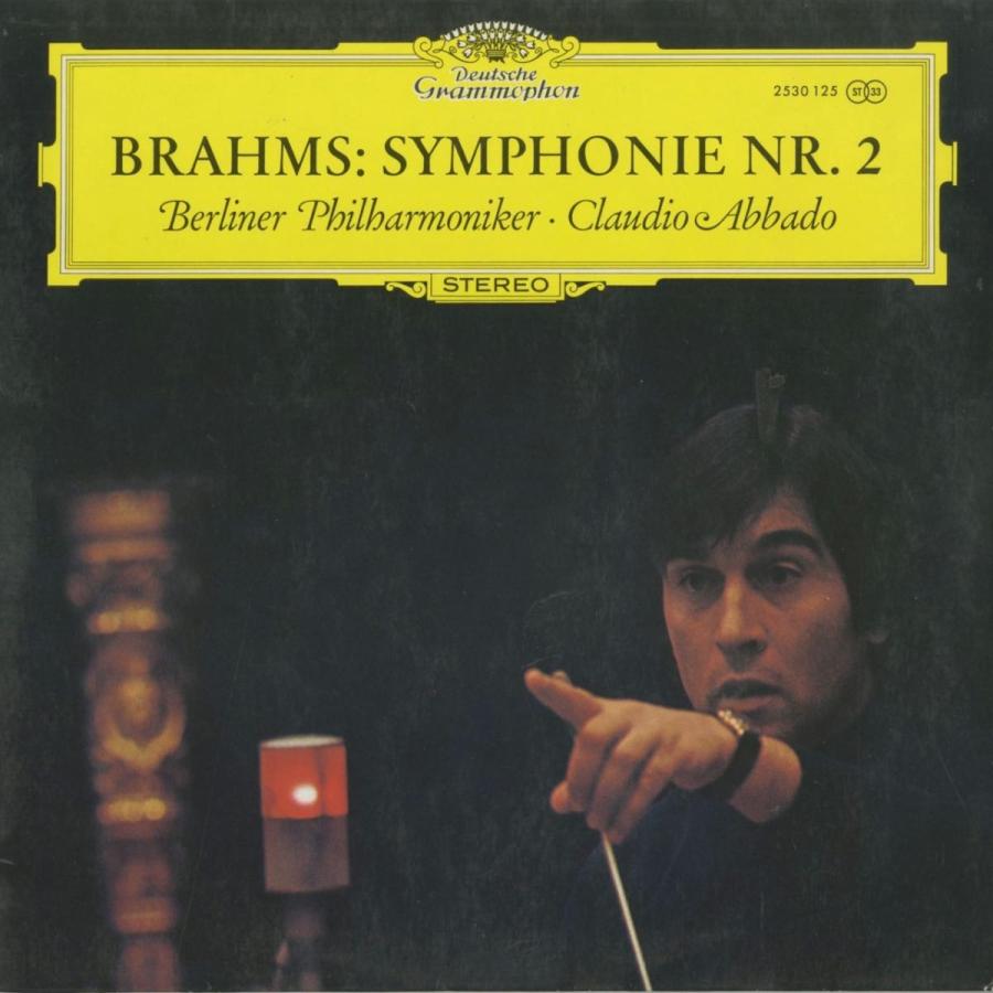 ＜中古クラシックLPレコード＞ブラームス：交響曲2番Op.73/Ｃ.アバド指揮ベルリンｐｏ./独DGG：2530 125