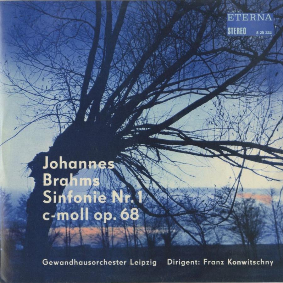 ＜中古クラシックLPレコード＞ブラームス：交響曲1番Op.68/Ｆ.コンヴィチュニー指揮ゲヴァントハウスｏ./東独ETERNA：825 333